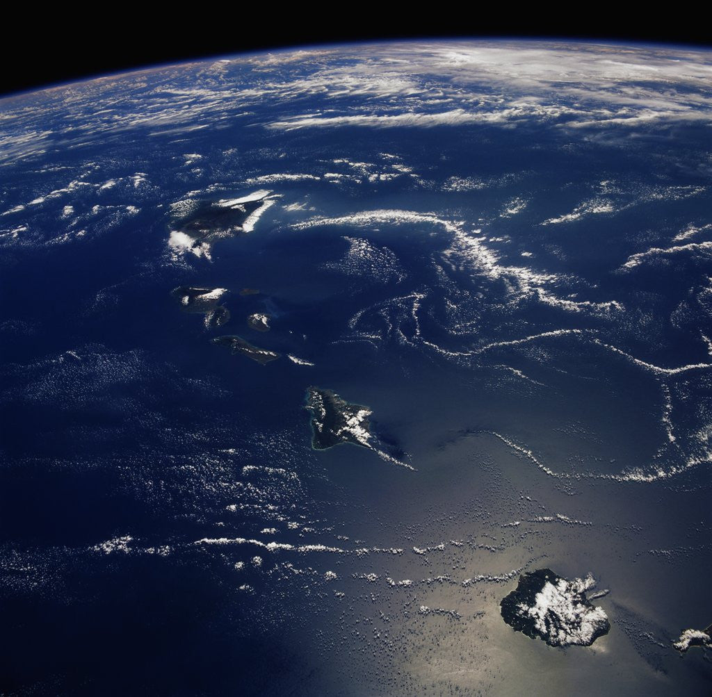 Detail of Hawaii From Space by Corbis
