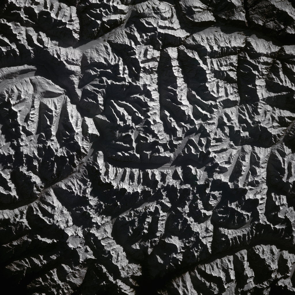 Detail of Himalayas from Space Shuttle Columbia by Anonymous