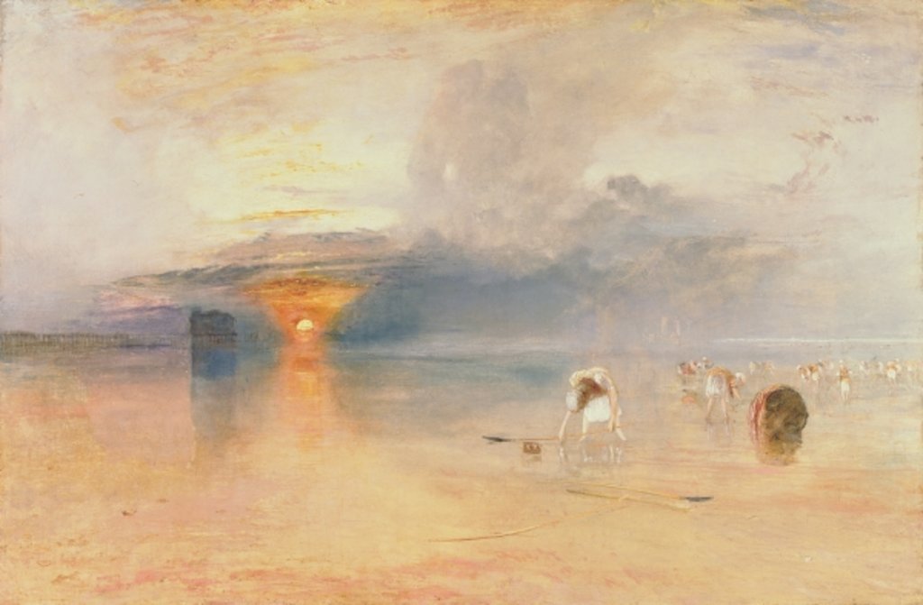 Detail of Calais Sands at Low Water, Poissards Gathering Bait, 1830 by Joseph Mallord William Turner