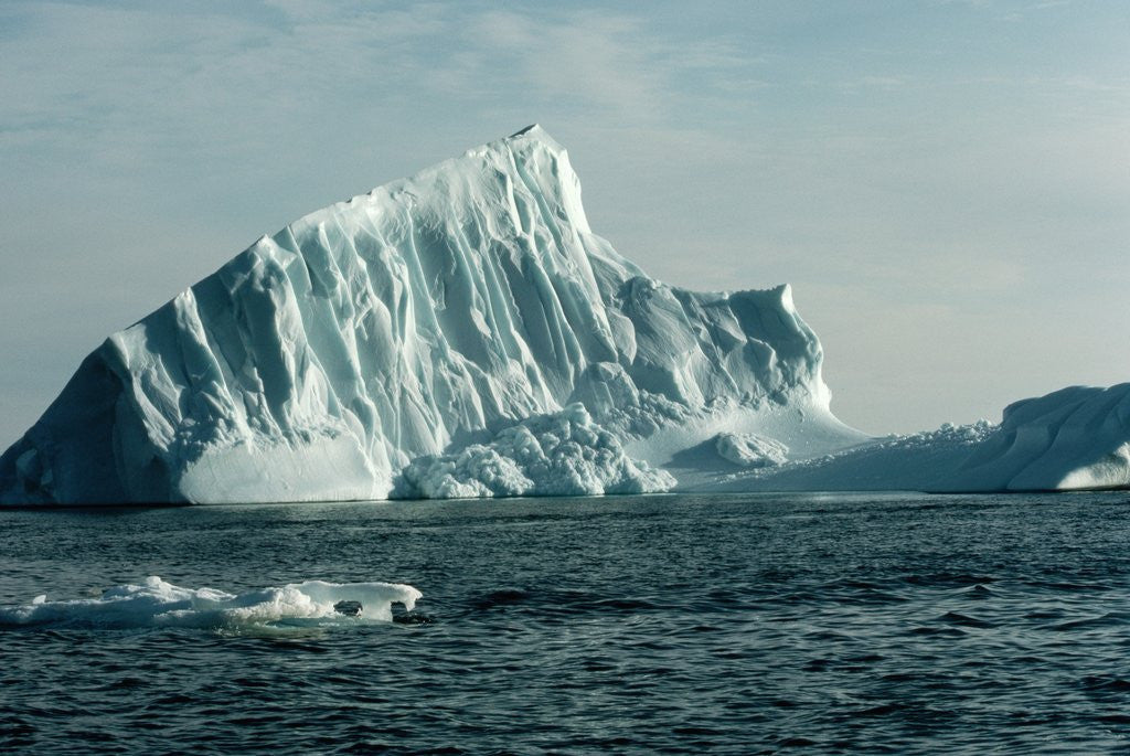 Detail of Icebergs in Jones Sound by Anonymous
