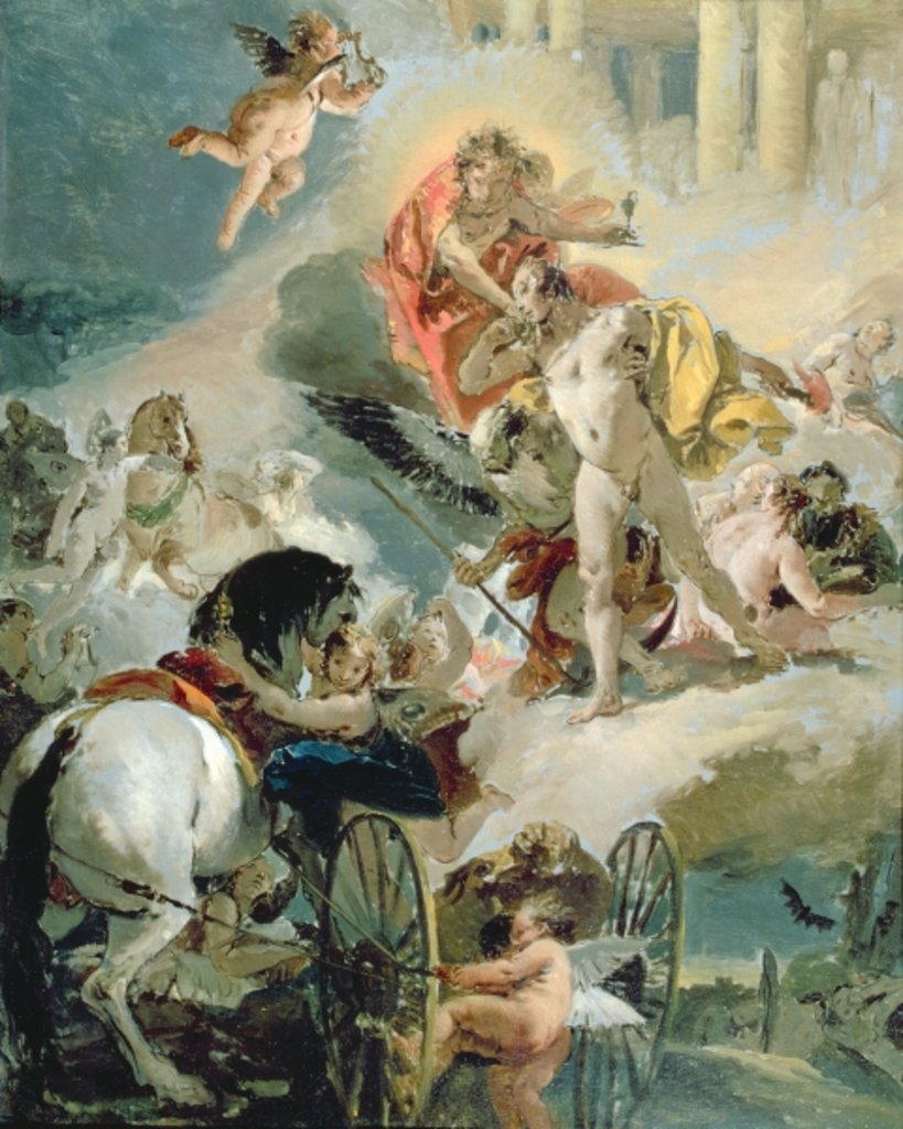 The Harnessing of the Horses of the Sun, c.1731 by Giovanni Battista Tiepolo