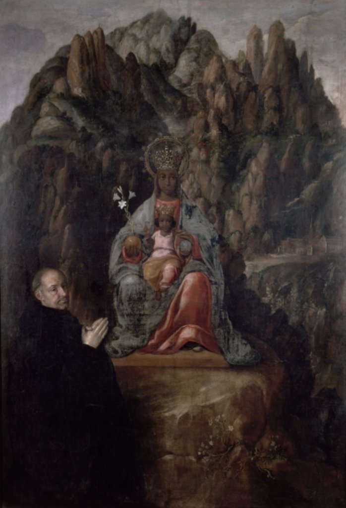 Detail of The Virgin of Montserrat by Fray Juan Andres Rizi