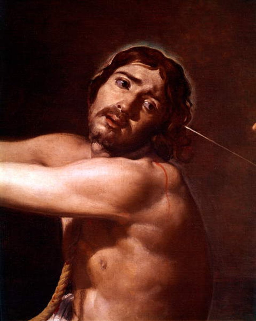 Detail of Detail from Christ after the Flagellation contemplated by the Christian Soul, c.1628-29 by Diego Rodriguez de Silva y Velazquez