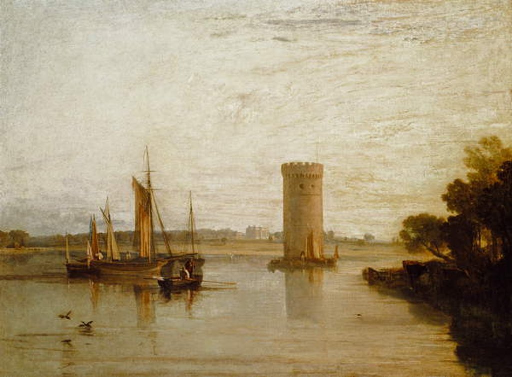 Detail of Tabley House and Lake, Cheshire by Joseph Mallord William Turner