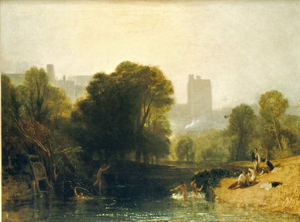 Detail of Windsor Castle by Joseph Mallord William Turner