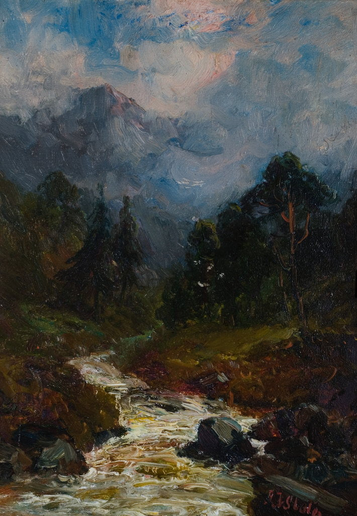 Detail of A Glen by John Falconar Slater