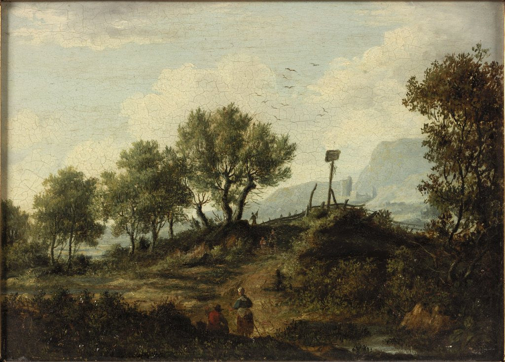Detail of The Aberuchills by Patrick Nasmyth