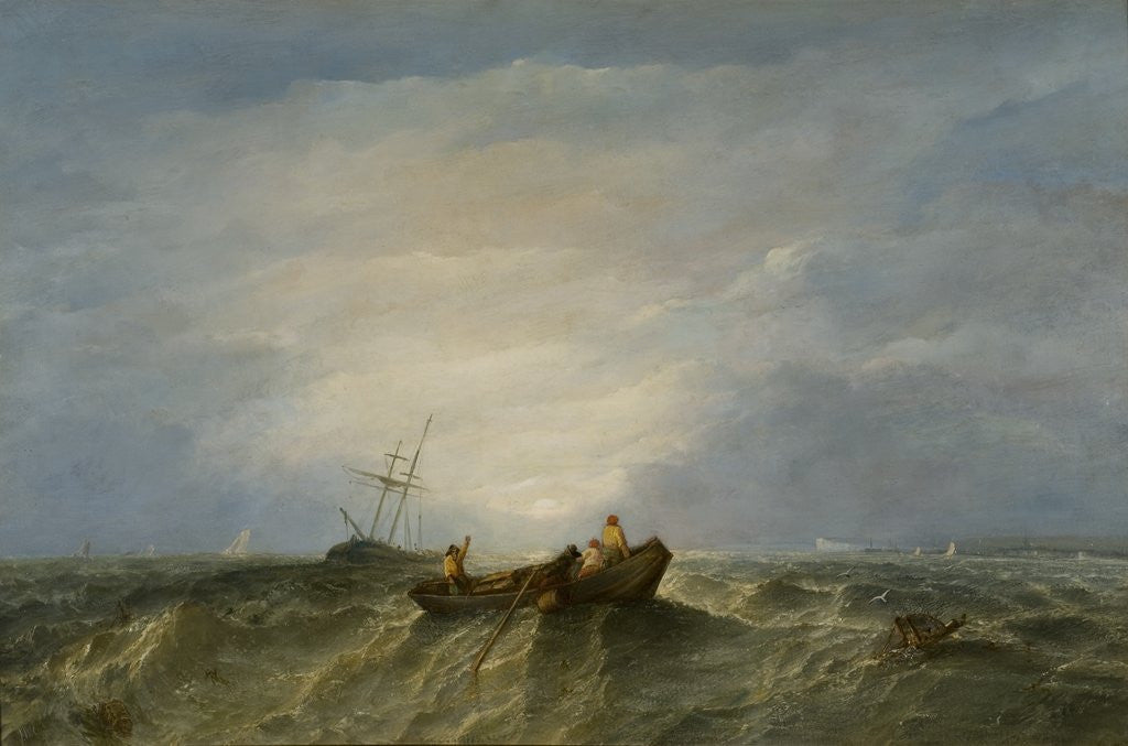 Detail of Off Redcar by John Wilson Carmichael