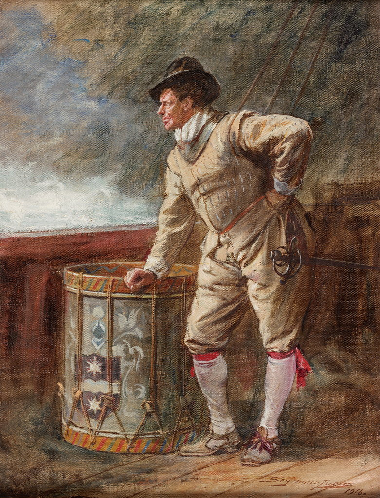 Detail of The Drum Watch by John Seymour Lucas