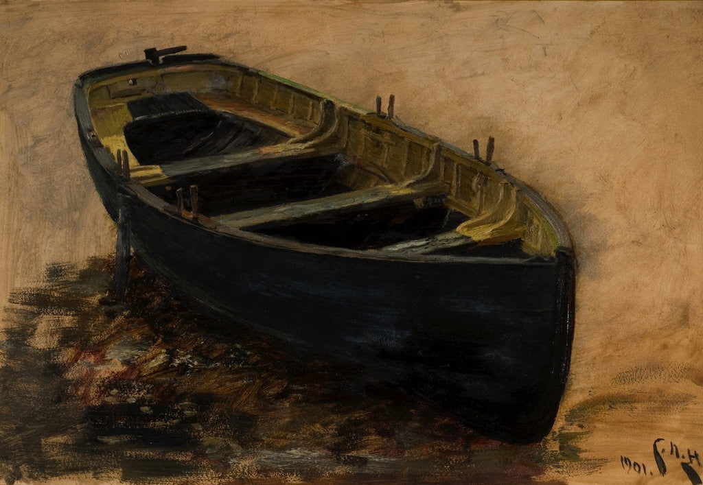 Detail of Study of Boat by Charles Napier Hemy