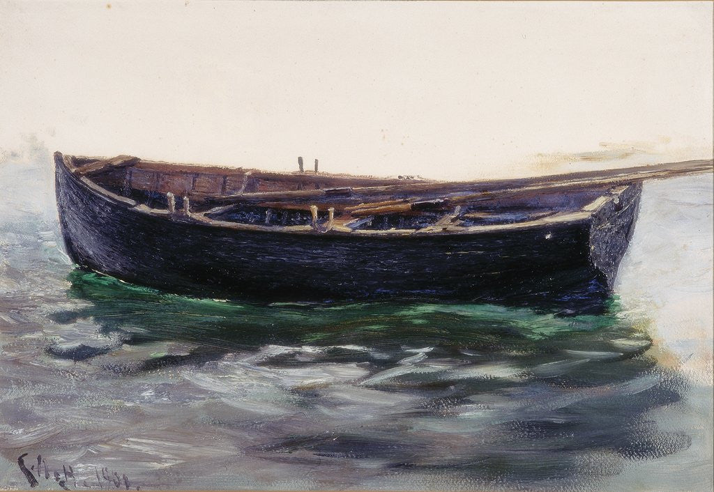 Detail of Study of Boat by Charles Napier Hemy