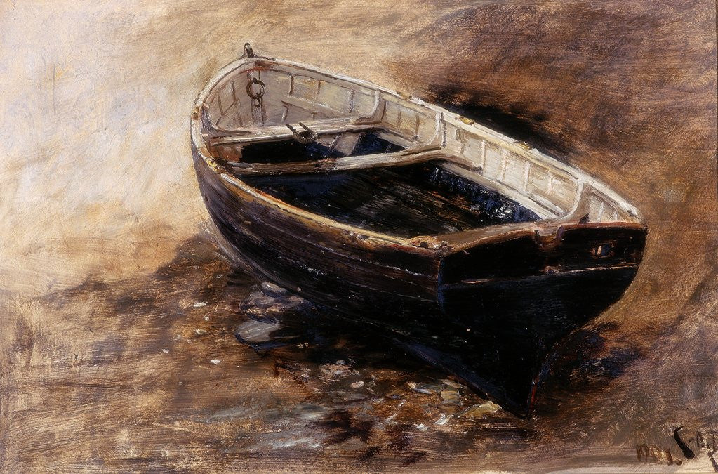 Detail of Study of a Dinghy by Charles Napier Hemy