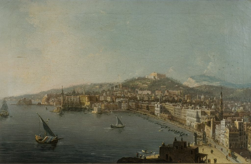 Detail of Naples by Pietro Antoniani