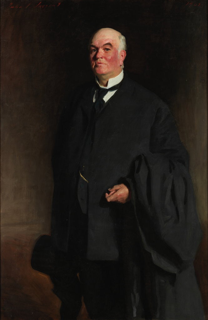 Detail of Henry Richardson by John Singer Sargent