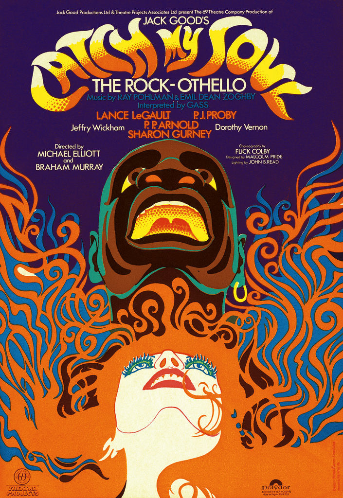 Detail of Catch My Soul - the Rock Othello (1970) by Anonymous