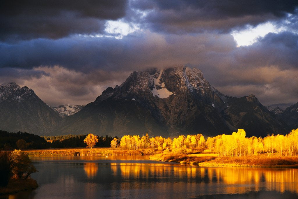 Detail of Mount Moran by Anonymous