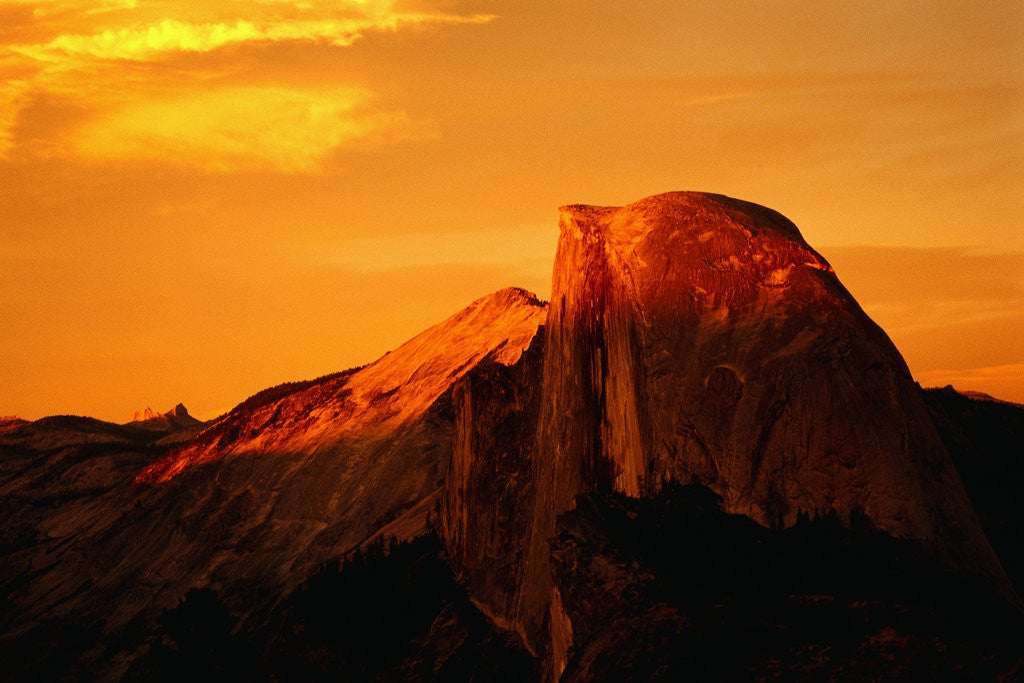 Detail of Sunlight on Half Dome by Anonymous