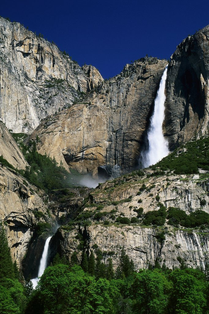 Detail of Yosemite Falls by Anonymous