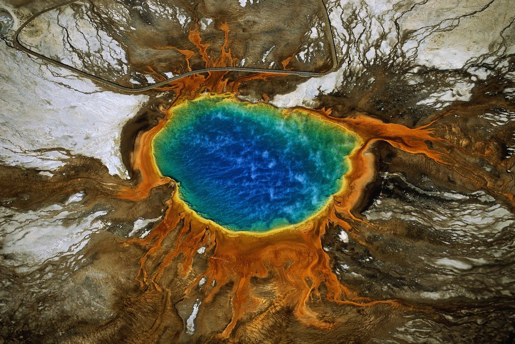 Detail of Grand Prismatic Hot Spring by Anonymous