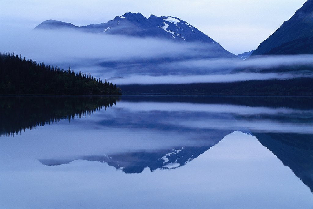 Detail of Mountain Reflected in Lake by Anonymous