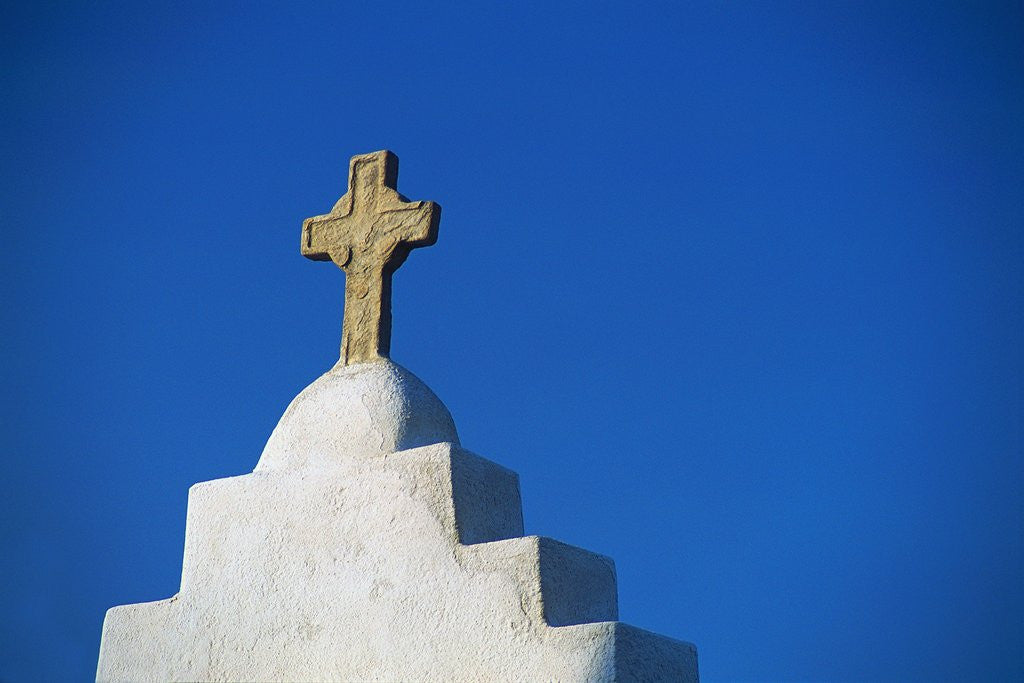 Detail of Cross Atop Gable by Anonymous