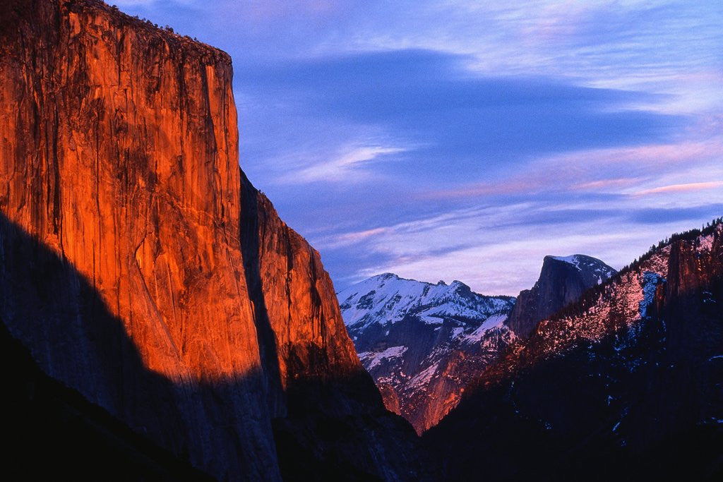 Detail of El Capitan at Sunset by Anonymous