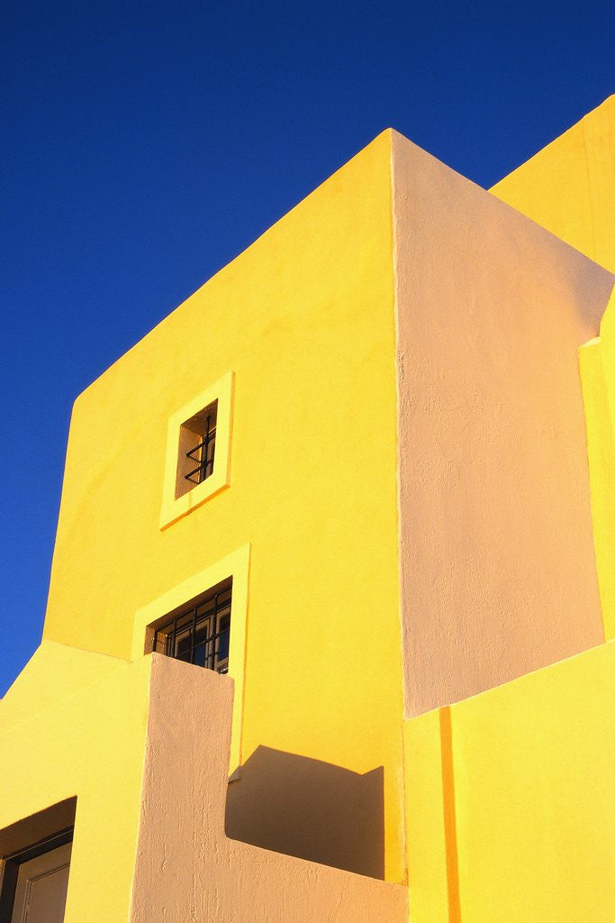 Detail of Yellow Building on Santorini by Anonymous