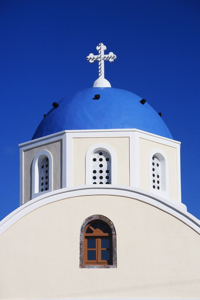 Detail of Close-Up View of a Greek Orthodox Church by Corbis
