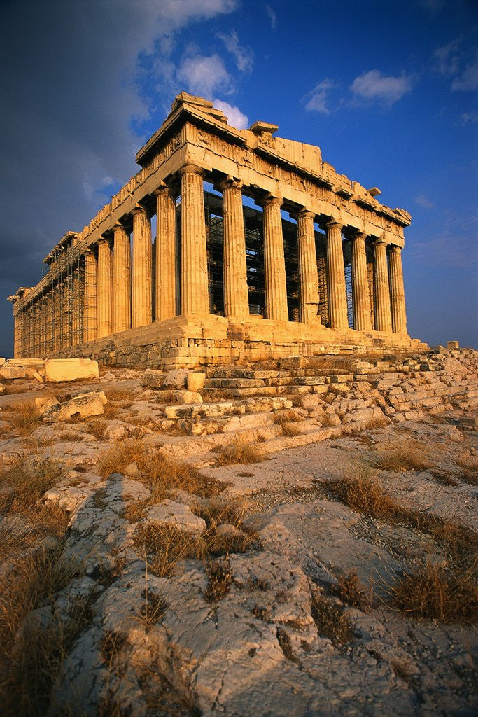 Detail of Exterior of the Parthenon by Corbis
