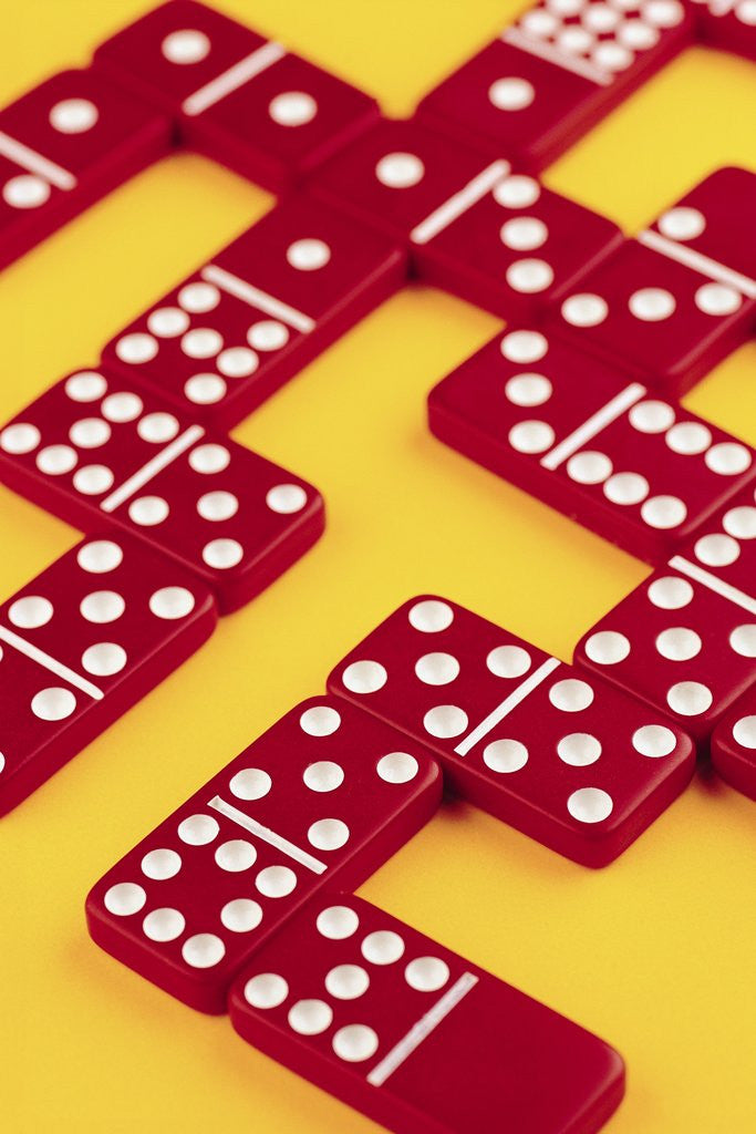Detail of Domino Game by Corbis