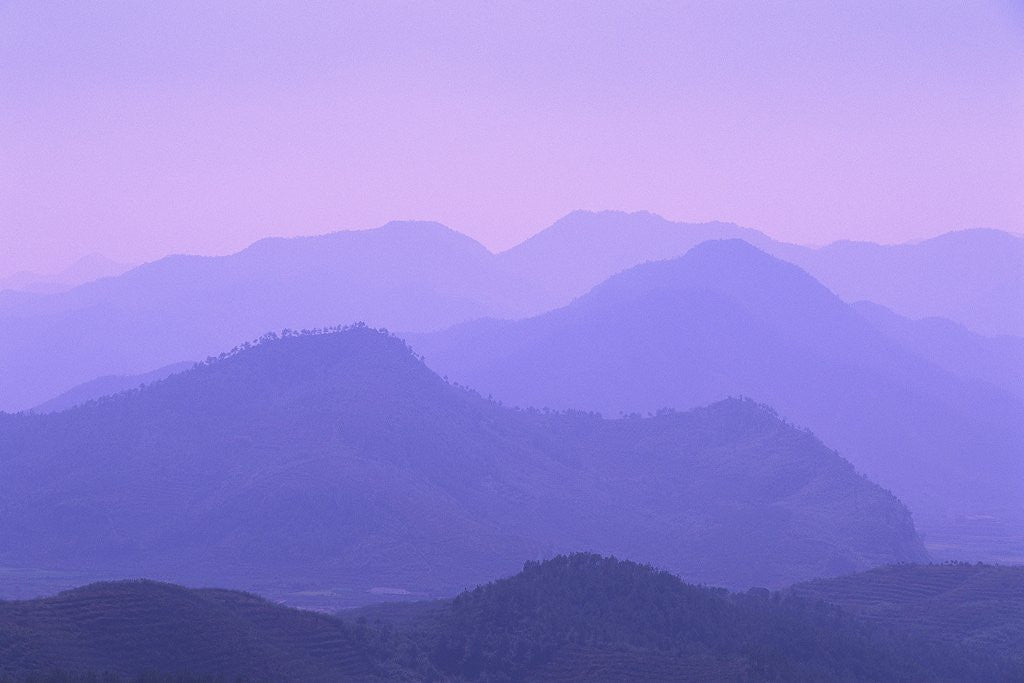 Detail of Mountains Disappearing into Mist by Anonymous