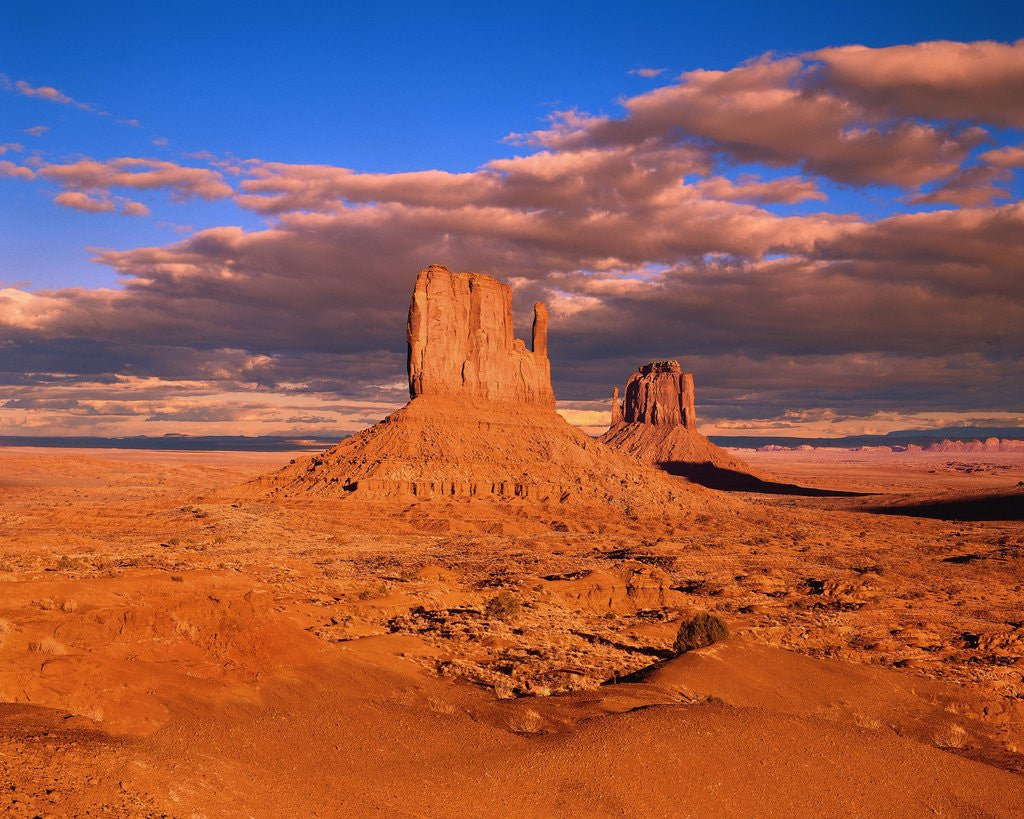 Detail of The Mittens at Monument Valley by Corbis
