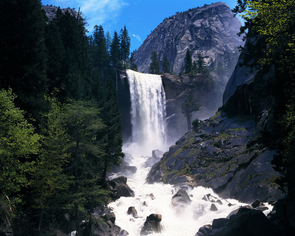 Detail of Vernal Falls by Anonymous