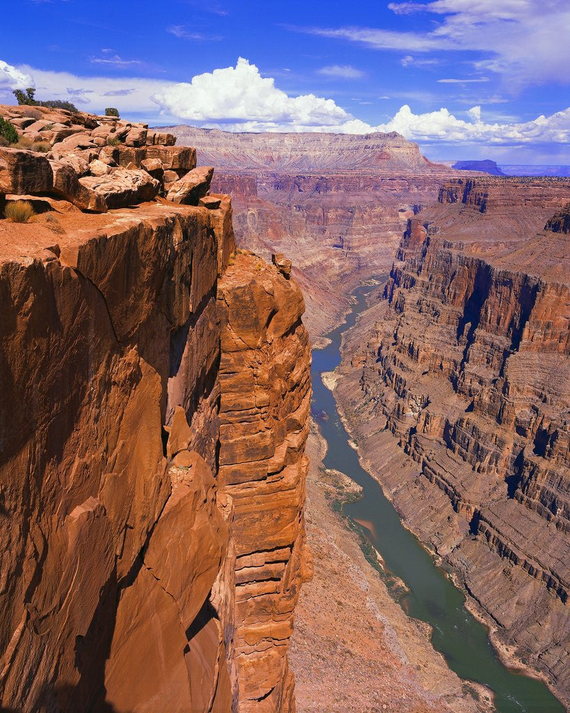 Detail of Colorado River in Grand Canyon by Anonymous