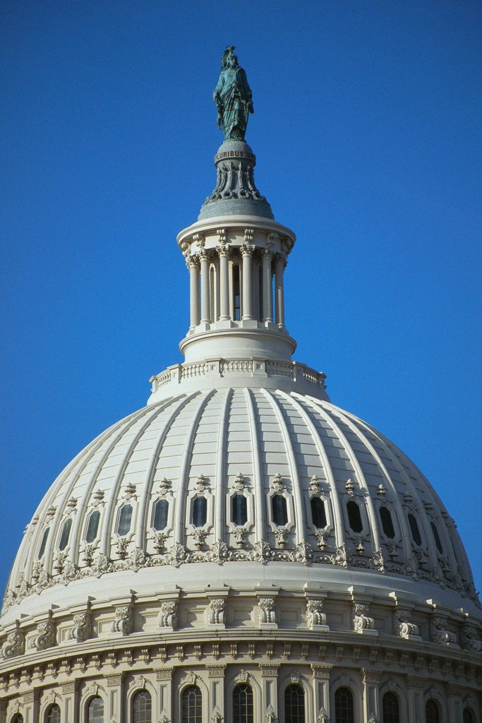 Detail of U.S. Capitol Dome by Corbis
