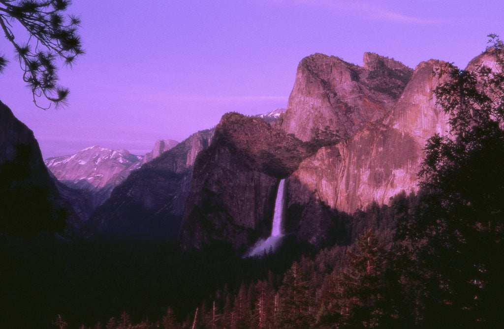Detail of Bridal Veil Falls at Dusk by Anonymous