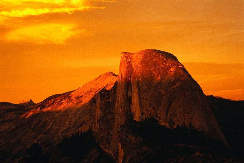 Detail of Half Dome at Sunset by Anonymous