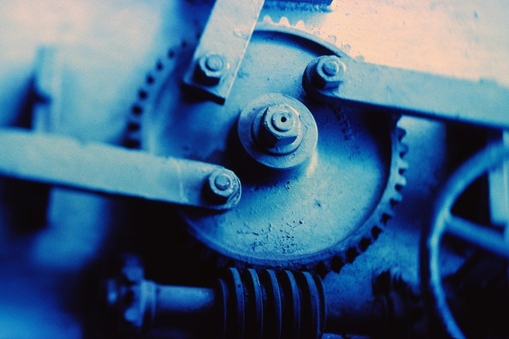 Detail of Gears and Threaded Screws by Anonymous