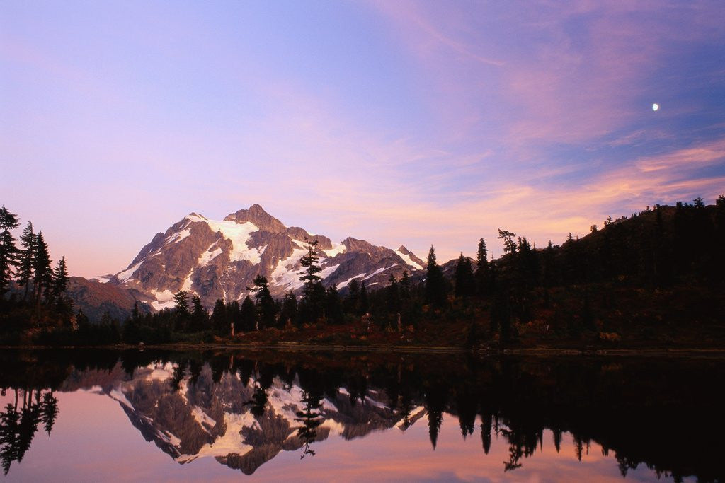 Detail of Mount Shuksan at Sunset by Anonymous