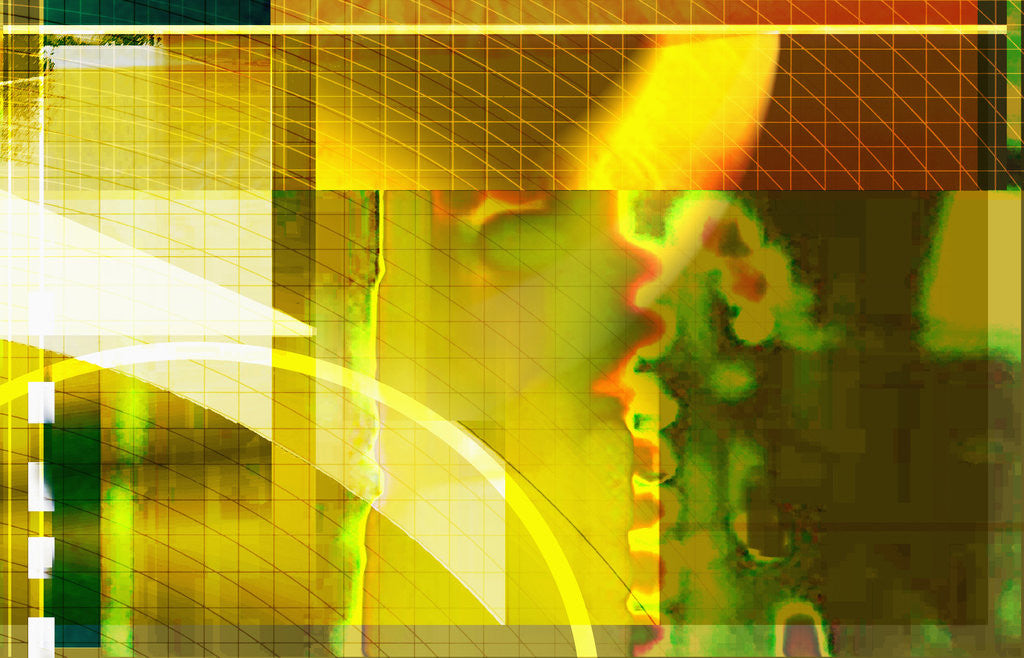 Detail of Yellow Patterns by Anonymous