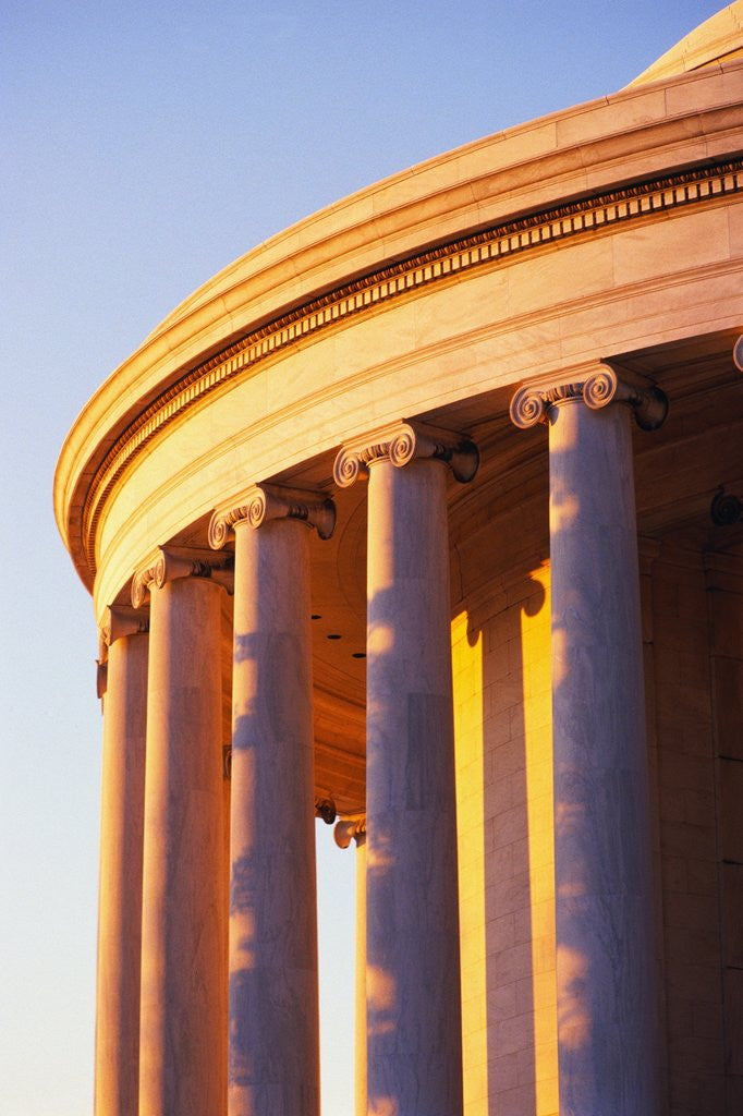 Detail of Columns of Jefferson Memorial by Anonymous