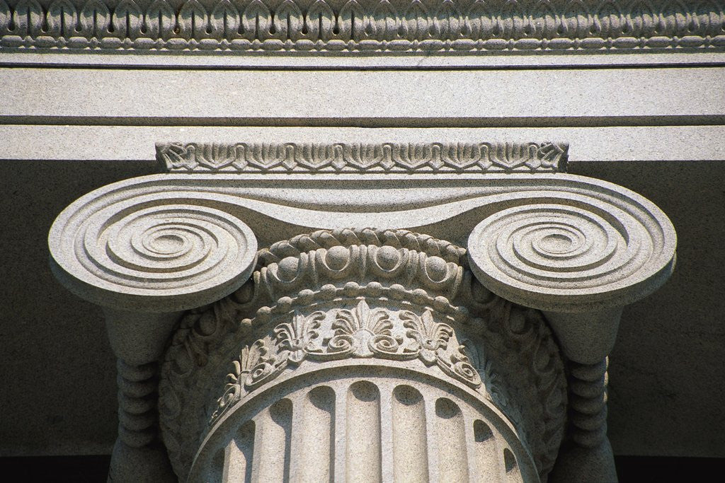 Detail of Close-up View of Column by Corbis