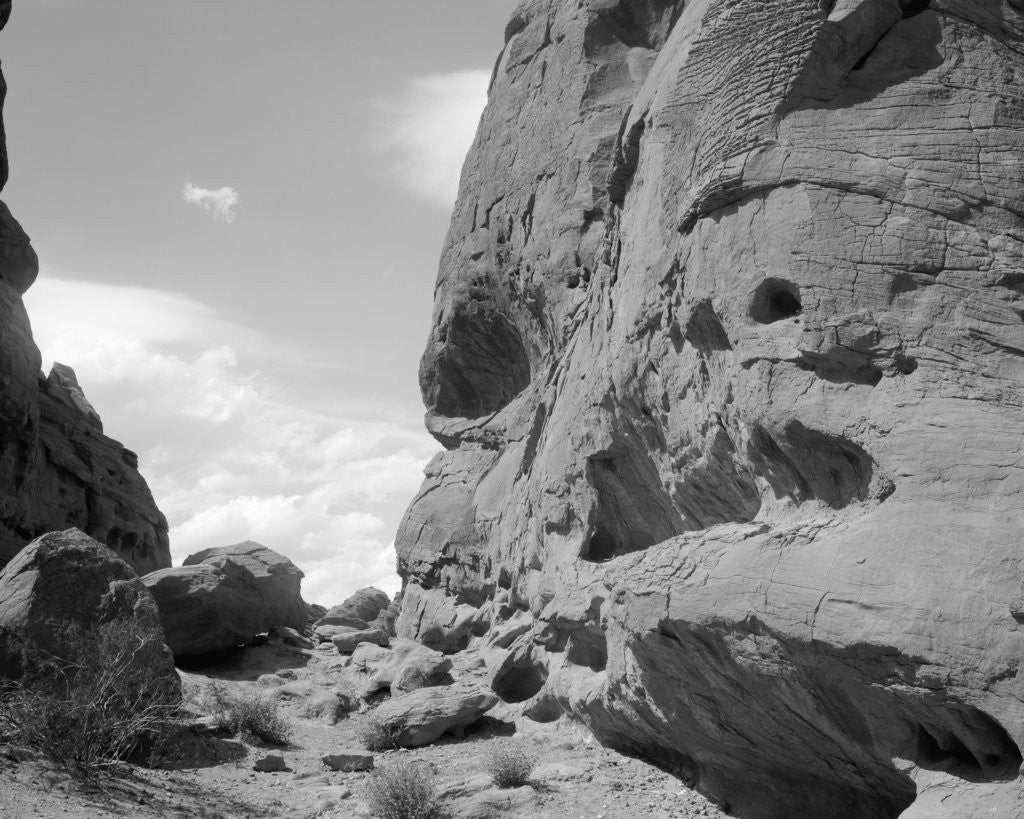 Detail of Cliff in Desert by Anonymous