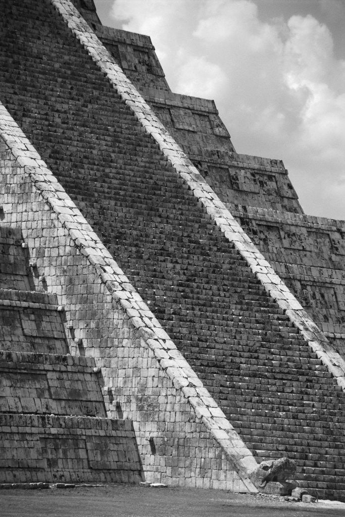Detail of Pyramid of Kukulcan by Anonymous