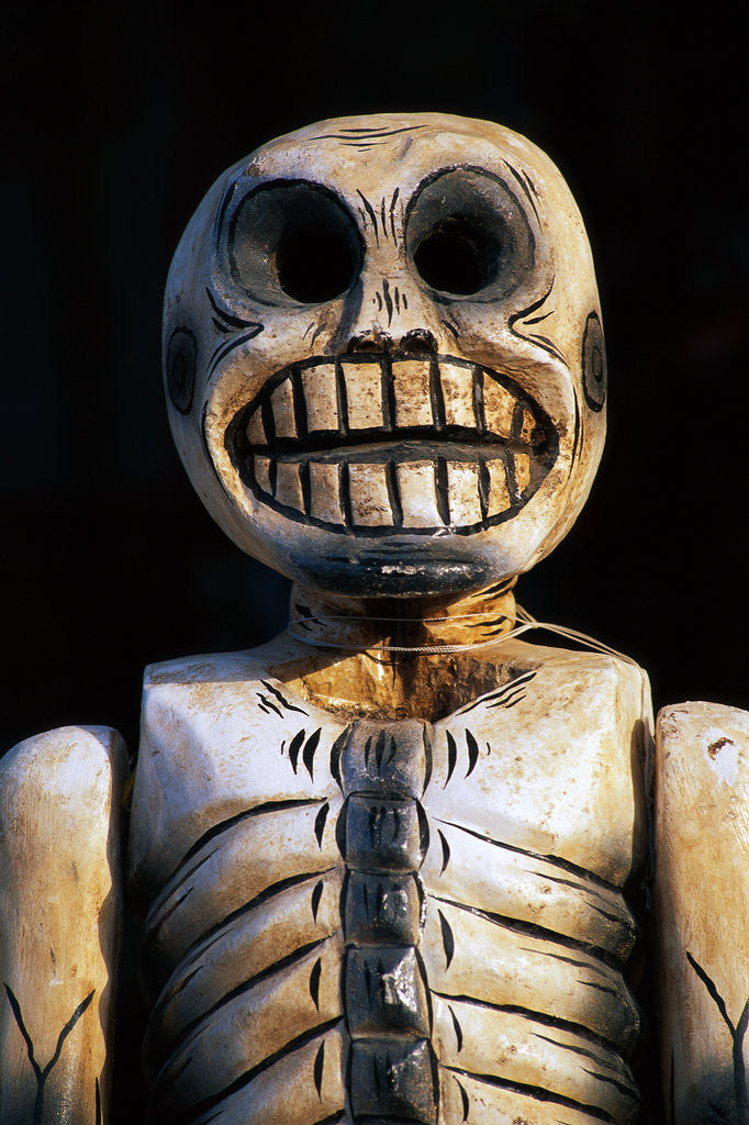 Detail of Detail of Day of the Dead Skeleton Sculpture by Anonymous