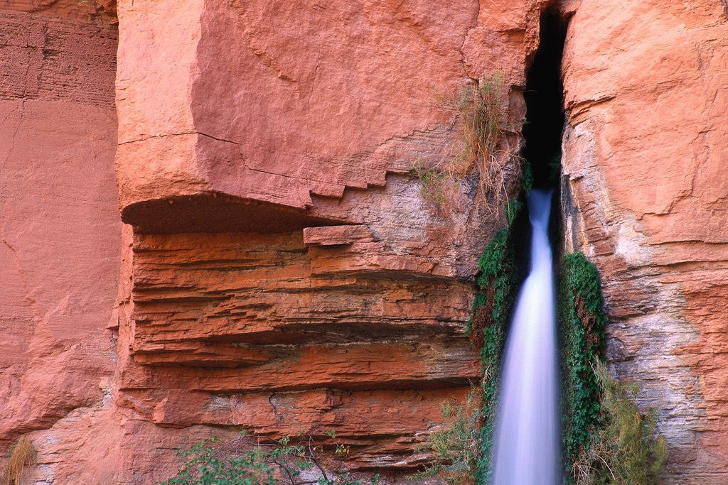 Detail of Waterfall at Deer Creek Gorge by Anonymous