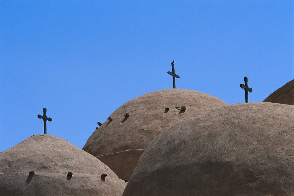 Detail of Crosses at Coptic Monastery by Anonymous
