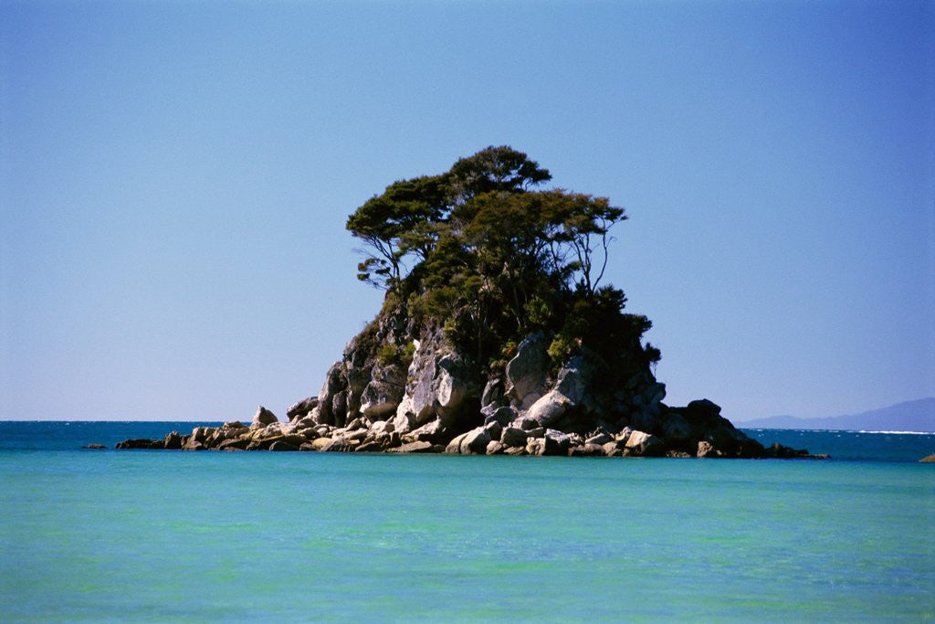 Detail of Small Island off Coast by Corbis