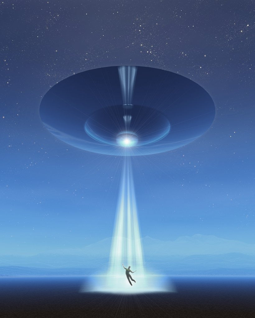 Detail of Alien Abduction by Corbis