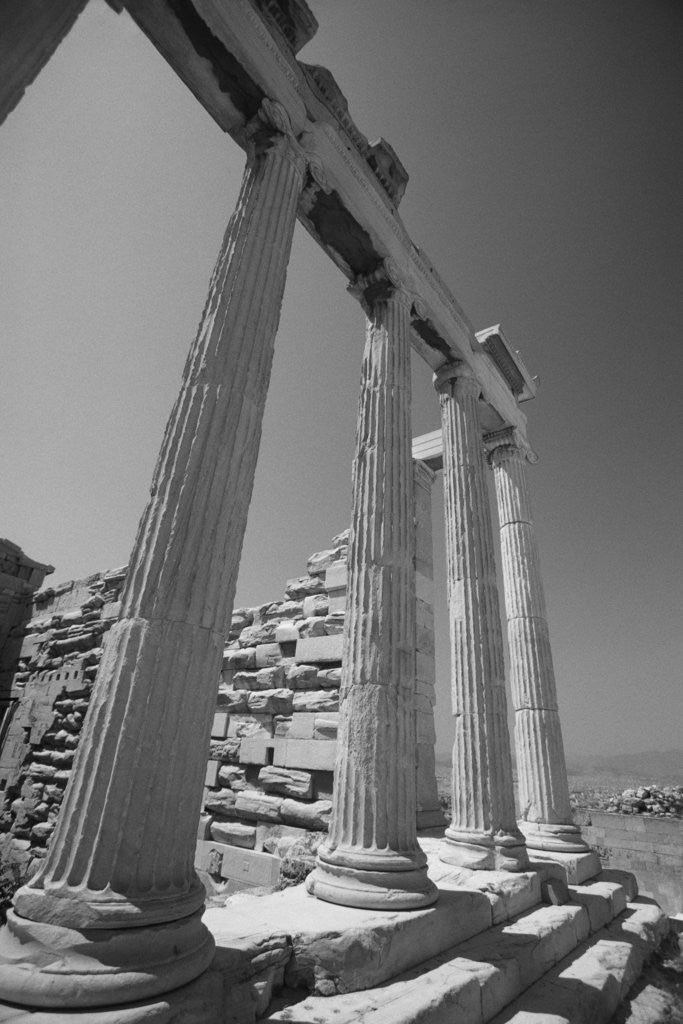 Detail of Columns of Architectural Ruin by Anonymous